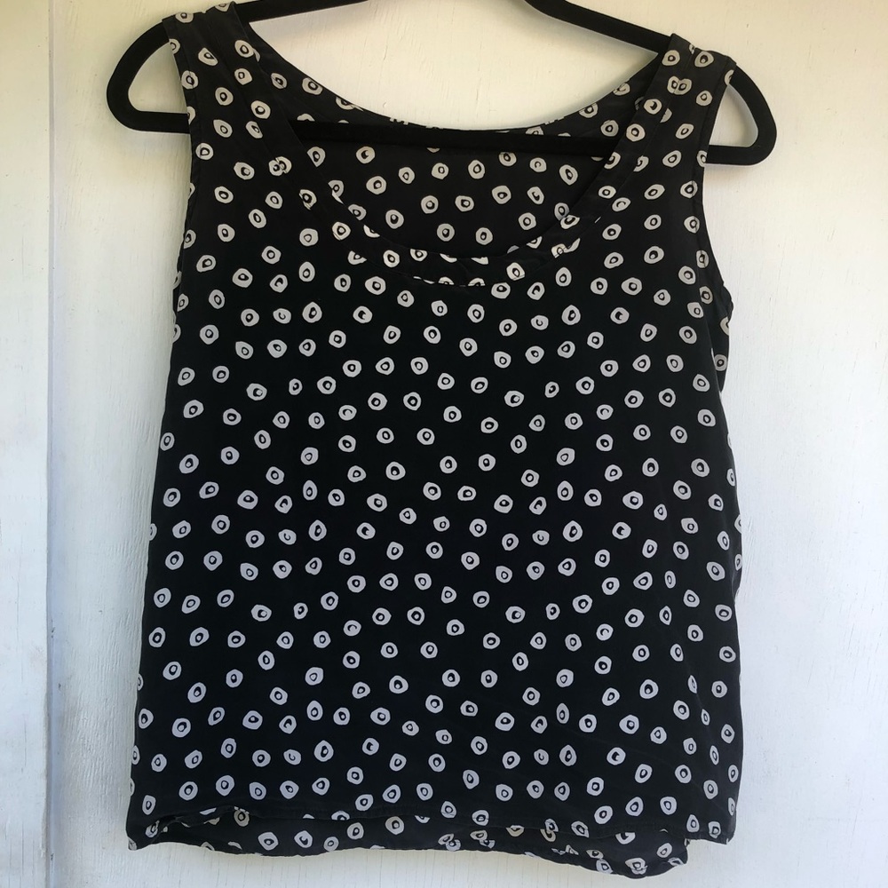 Ann Taylor All silk sleeveless blouse
